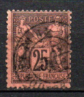 Col33 France 1878 N° 91 Oblitéré CaD Cote: 30,00€ - 1876-1898 Sage (Type II)