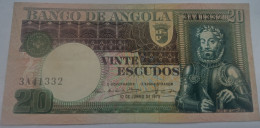 Nota 20 Escudos 10-06-1973 Moçambique NEF+ - Angola