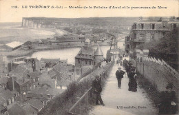 FRANCE - 76 - Le Tréport - Montée De La Falaise D'Aval Et Le Panorama De Mers - Carte Postale Ancienne - Le Treport