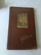 Oude (begin 1900) Album Met 78 Bladzijden Voor +/- 312 Postkaarten ; Vertoont Slijtage Zie Scans - Albums, Binders & Pages