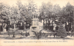 BELGIQUE - BRUXELLES - Statue Des Comtes D'Egmont Et De Hornes - Place Du Petit Salon - Carte Poste Ancienne - Other & Unclassified