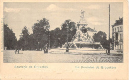 BELGIQUE - BRUXELLES - Souvenir De Bruxelles - La Fontaine De Brouckère - Edit Nels - Carte Poste Ancienne - Autres & Non Classés