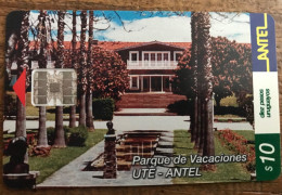Uruguay TC 190a Parque De Vacaciones Ute-Antel $10 - Uruguay