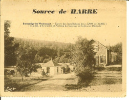 CP De BURNONTIGE - Lez - WERBOMONT " Source De HARRE , Entrée Des Instalations Des Eaux De HARRE à 12 Km  D'AYWAILLE " - Ferrieres