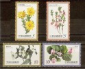 2011 TAIWAN MOUNTAIN FLOWERS 4V - Unused Stamps