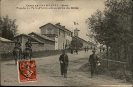 38 - VIRIVILLE - Camp De Chambaran, Parc D'artillerie, Militaires, Chasseur Alpin - Viriville