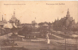 BELGIQUE - BRUXELLES - Exposition Universelle De Bruxelles 1910 - Panorama Des Jardins - Carte Poste Ancienne - Universal Exhibitions