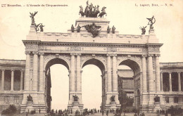 BELGIQUE - BRUXELLES - L'Arcade Du Cinquantenaire - Edit L Lagaert - Carte Poste Ancienne - Universal Exhibitions