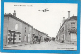 51 GIVRY EN ARGONNE - Grand'rue - Avion - Animée - Givry En Argonne