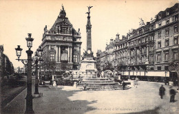 BELGIQUE - BRUXELLES - Monument élevé à La Mémoire D'Anspach - Carte Poste Ancienne - Monuments