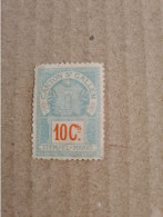 TIMBRE SUISSE CANTON ST GALL STEMPELMARKE 10c - Revenue Stamps