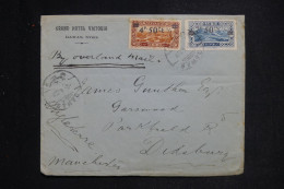 SYRIE - Enveloppe Du Grand Hôtel Victoria De Damas Pour Le Royaume Uni Par Avion En 1928 - L 143966 - Briefe U. Dokumente