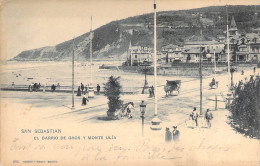 ESPAGNE - San Sebastian - El Barrio De Gros Y Monte Ulia  - Carte Postale Ancienne - Autres & Non Classés