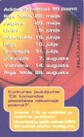 Latvia:Used Phonecard, Lattelekom, 2 Lati, 118 Advertising, 2000 - Lettonia