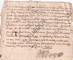 Werchter/Leuven - Manuscript - 1730 (V2577) - Manuscrits