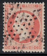 EMPIRE -  N°23 - 40c ORANGE - OBLITERATION - ETOILE PLEINE - PARIS - COTE 15€ - 1862 Napoléon III