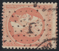 EMPIRE -  N°23 - 40c ORANGE - OBLITERATION - ETOILE 1 - PARIS - COTE 15€ - 1862 Napoleon III