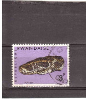 RWANDA 1967 PYTHON - Used Stamps