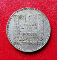 France 10 Francs Turin En Argent 1929 - Gad 801 - 10 Francs
