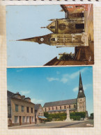 23D540 Lot De 2 Cartes CAUDEBEC LES ELBEUFS EGLISE - Caudebec-lès-Elbeuf