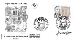 FRANCE Fdc 1er Jour 2009 Eugène Vaillé Avec Signature Du Graveur - 2010-2019