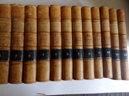 HISTOIRE DES ITALIENS COMPLET 12 VOLUMES PAR CESAR CANTU  EDT 1859 QUELQUES FROTTEMENTS  BON ETAT - 1701-1800