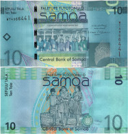 SAMOA        10 Tala        P-39a       ND (2008)       UNC - Samoa