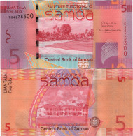 SAMOA        5 Tala        P-38c       ND (2017)       UNC - Samoa