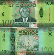 SAMOA        100 Tala        P-44a       ND (2012)       UNC - Samoa