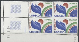 COINS DATES - SERVICE N°56  -N** - 1,20   - 6-9-78 - Officials