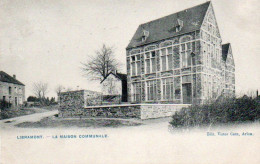 Delcampe - Libramont  La Maison Communale +.voyagé En 1913 - Libramont-Chevigny