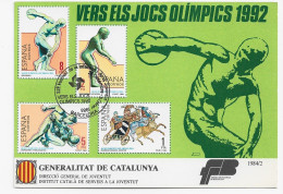 3775  Máxima  Barcelona 1992, Juegos Olímpicos, , Jocs Olimpics - Tarjetas Máxima