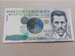 Billete De Colombia De 20000 Pesos, Año 2001, AUNC - Colombie