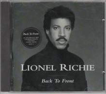 LIONEL RITCHIE   Back To Front - Other - English Music