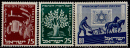 ISRAEL - 50e Anniversaire Du Fond National - Unused Stamps (without Tabs)