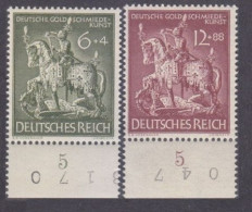 1943 Germany Reich 860-861 Knight On A Horse - Chevaux