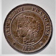 FRANCE /  / 2 CENTIMES / 1896 A / TTB + - 2 Centimes