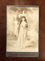 R. MARCELLE Artiste 1900 * Grande Photo Cdv CABINET Oricelly Photographe * Spectacle Opéra Théâtre Cinéma Danse - Entertainers