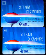 G 321/322 C&C 2440/2441 2 SCHEDE TELEFONICHE NUOVE MAGNETIZZATE CAMBIARE 5&10 BIFACCIALI COME FOTO - Public Ordinary