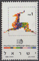 ISRAEL - Journée Du Timbre 1989 - Unused Stamps (without Tabs)