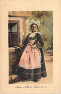 FOLKLORE - COSTUMES - Jeune Fille De Pont Aven - Carte Postale Ancienne - Costumes