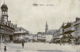 MONS - Grand'Place - Oblitération De 1924 - Mons