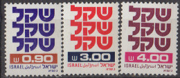 ISRAEL - Série Courante : Le Sheqel 1981 B - Neufs (sans Tabs)