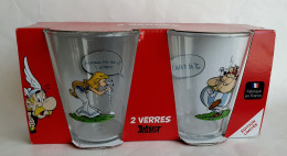 2 Verres Asterix En Edition Limitee Datee 2017 - Fabrique En France VERRE - Dishes