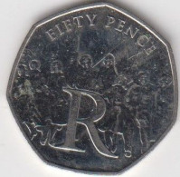 Isle Of Man 50p Coin Victory 'R' 2020 (Small Format) Circulated - Isle Of Man