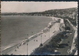 °°° 24635 - FRANCE - 06 - NICE - LA PROMENADE DES ANGLAIS - 1951 °°° - Transport Urbain - Auto, Autobus Et Tramway