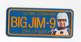 Big Jim Global Commando Targhetta In Metallo - Otros & Sin Clasificación