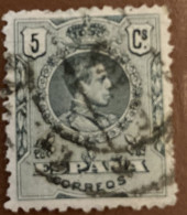 Spain 1909  King Alfonso XIII 5 C - Used - Usados