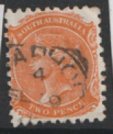 South Australia   1876    SG  168c  2d  Palle Red  P 10     Fine Used   - Used Stamps