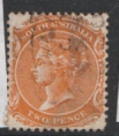 South Australia   1876    SG  174a   2d  Orange  Red P 15     Fine Used   - Gebraucht